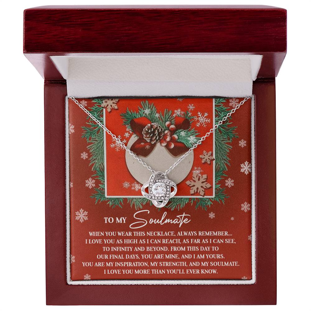 I Am Yours - Love Knot Necklace For Soulmate For Christmas
