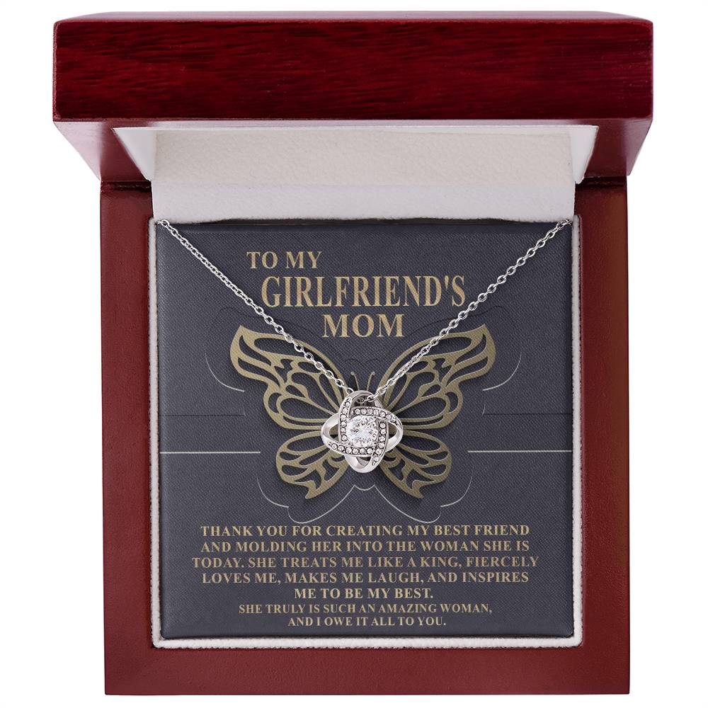 To Be My Best - Love Knot Necklace For Girlfriend's Mom