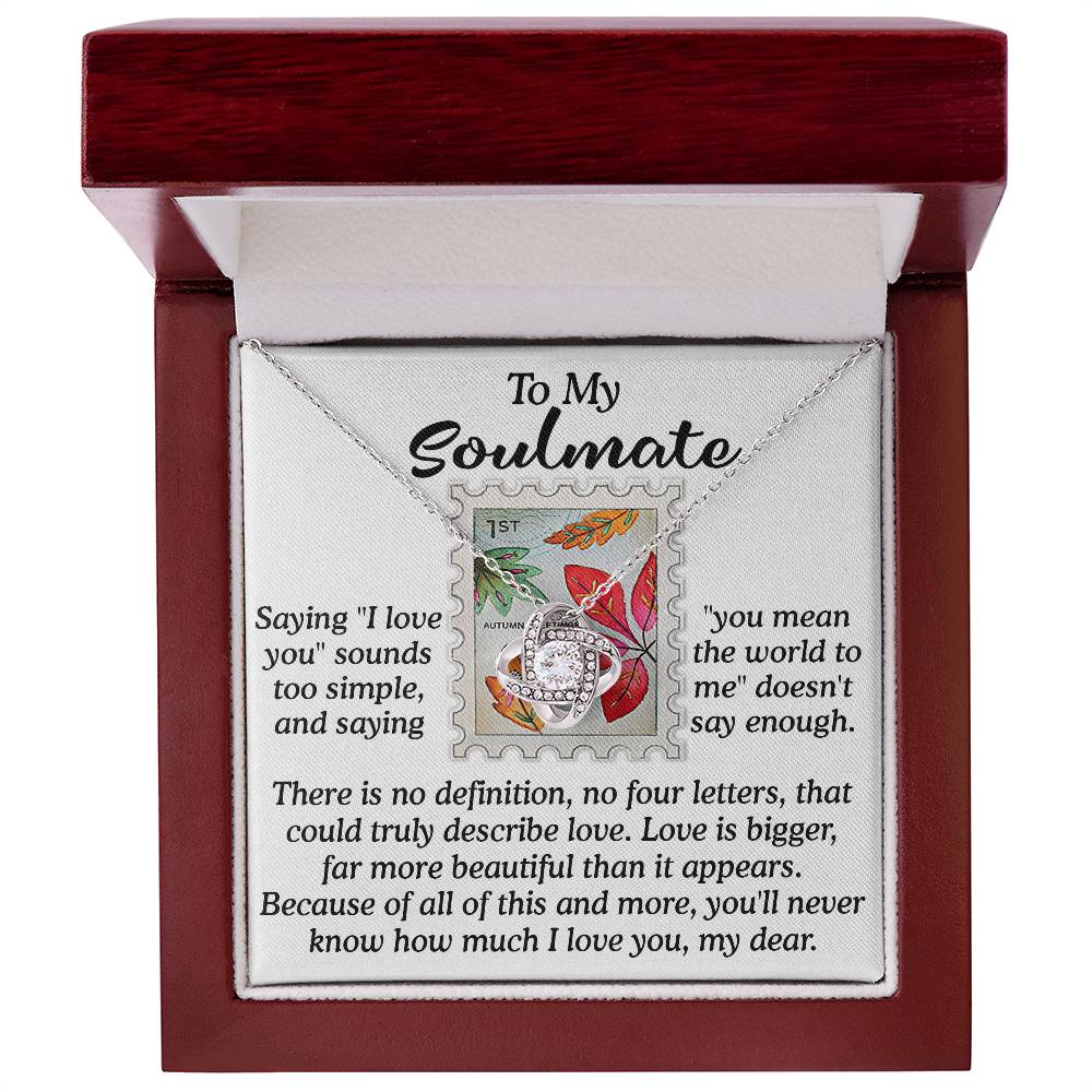 Far More Beautiful - Love Knot Necklace For Soulmate