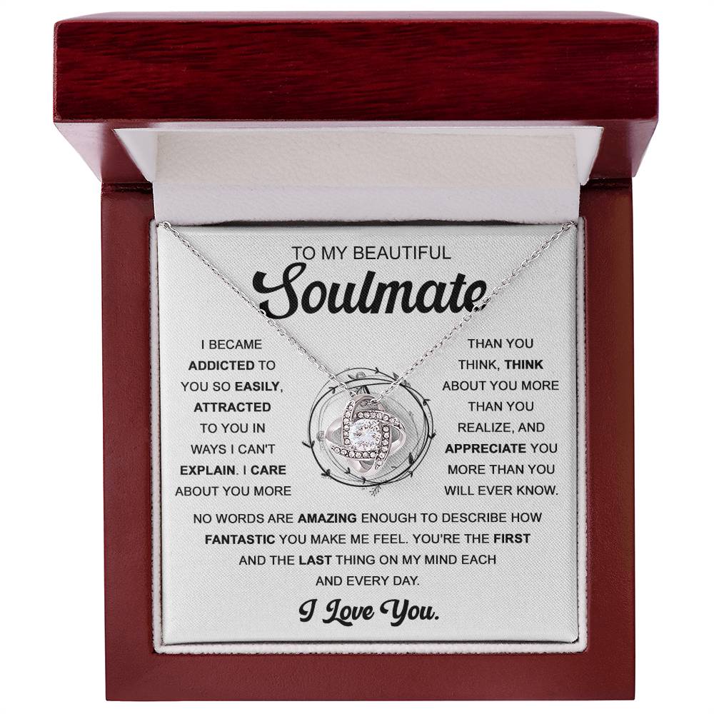 Addicted To You - Love Knot Necklace For Soulmate