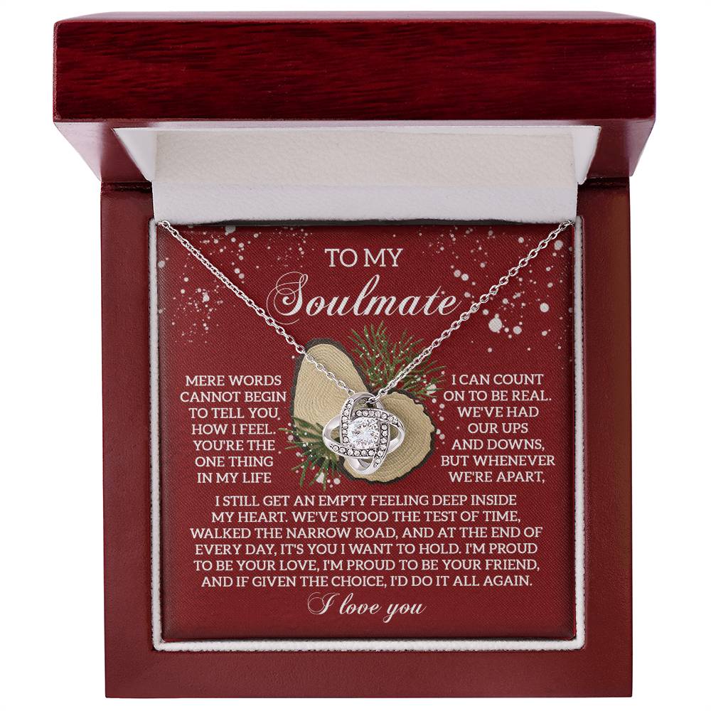 Test Of Time - Love Knot Necklace For Soulmate For Christmas