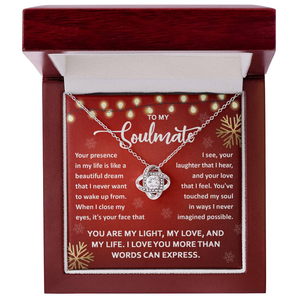 Beautiful Dream - Love Knot Necklace For Soulmate For Christmas