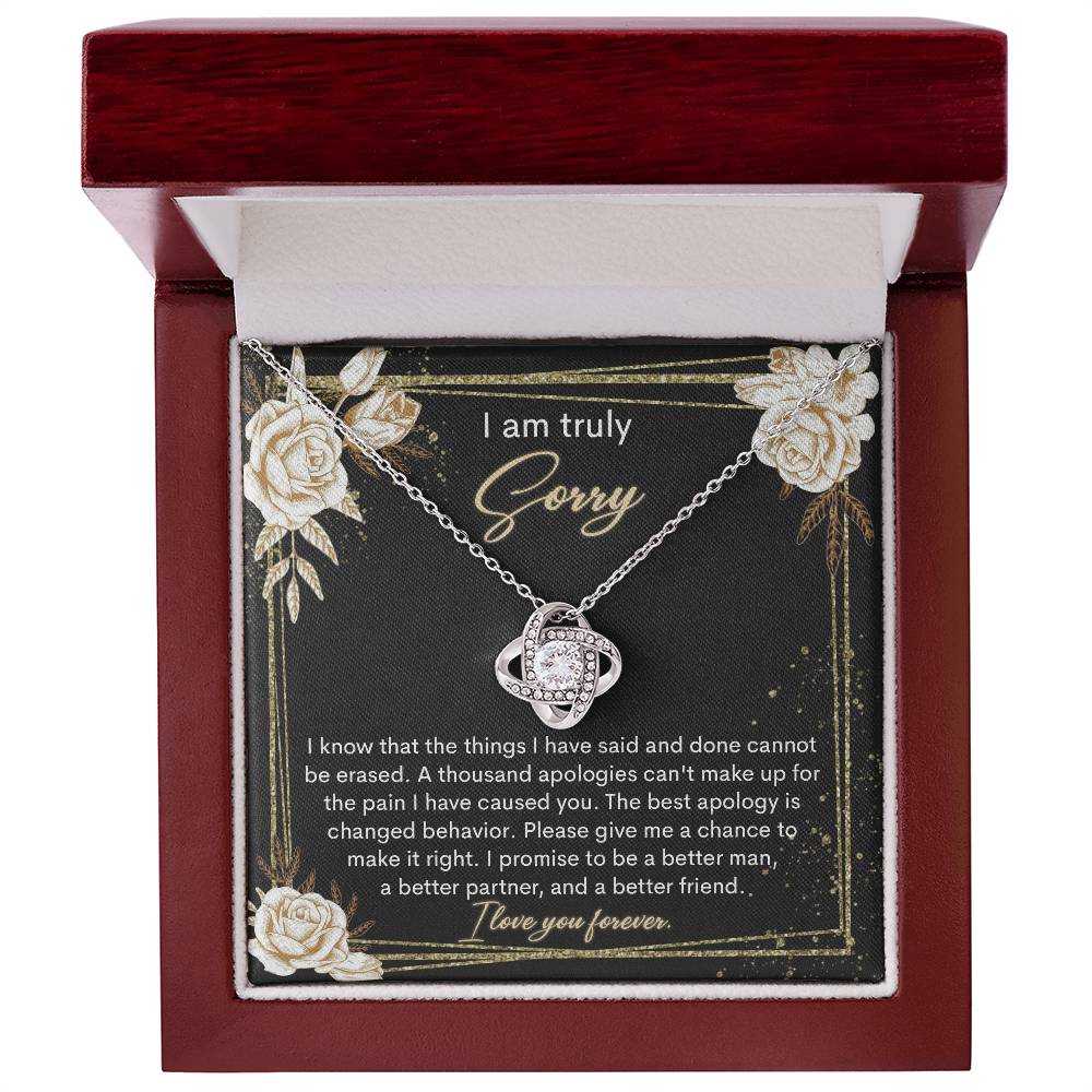 Best Apology - Love Knot Apology Necklace