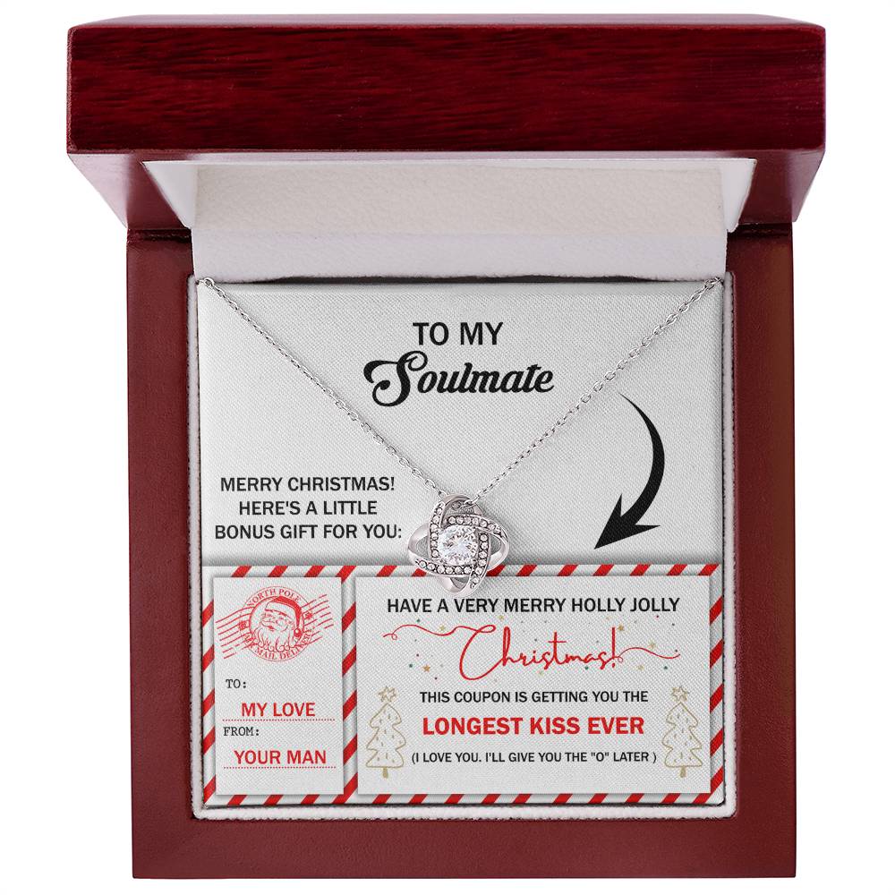 Christmas Coupon - Love Knot Necklace For Soulmate For Christmas