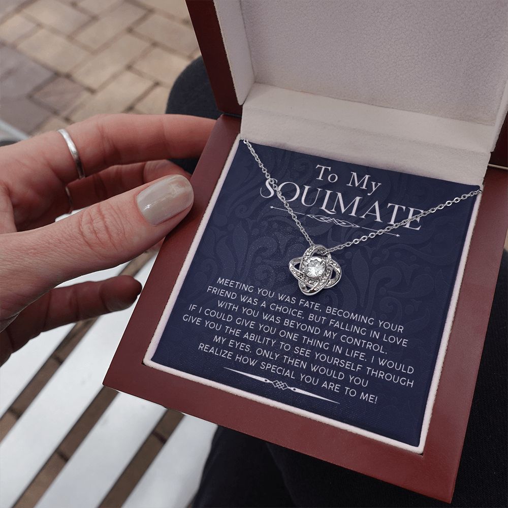 How Special You Are To Me - Love Knot Necklace For Soulmate