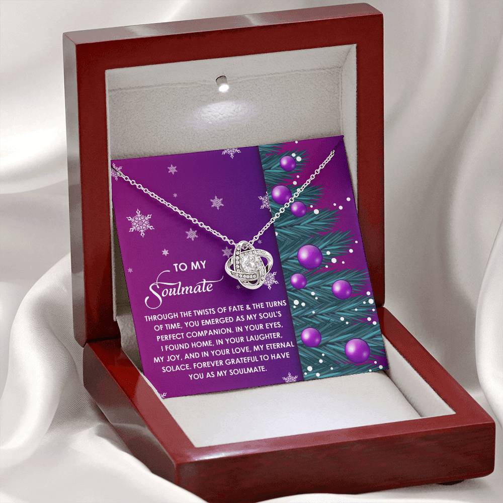 Perfect Companion - Love Knot Necklace For Soulmate For Christmas