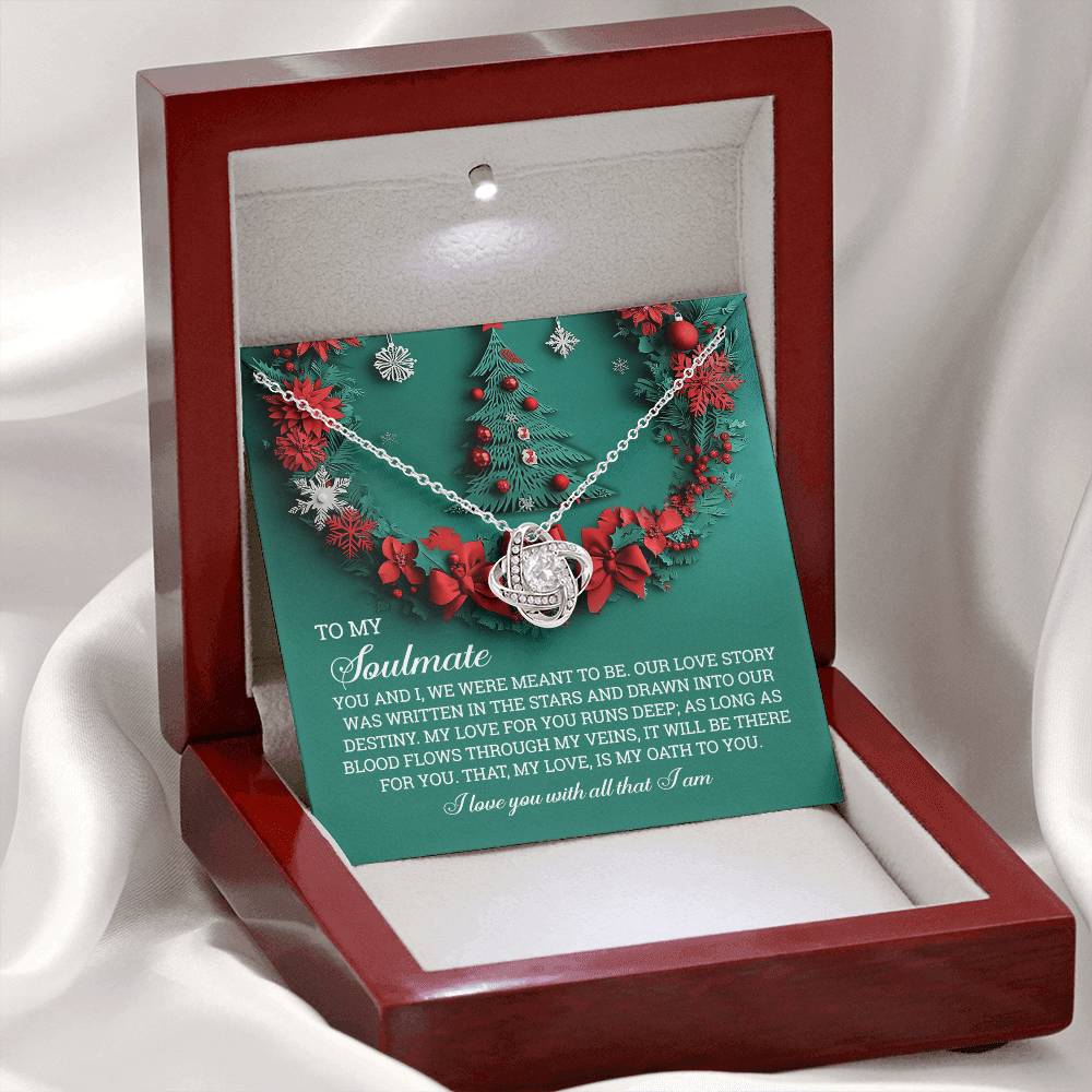 Love Story - Love Knot Necklace For Soulmate For Christmas