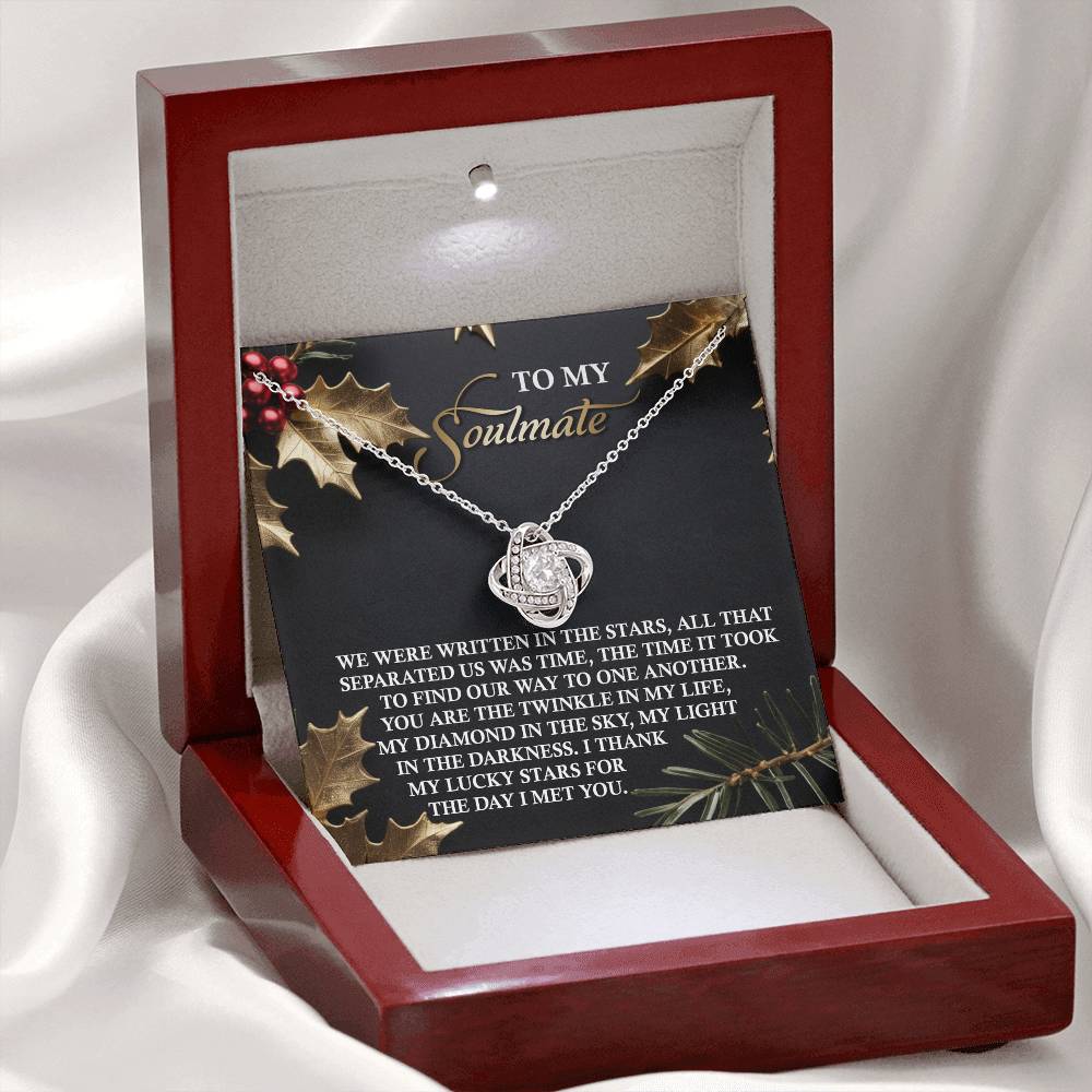 In The Stars - Love Knot Necklace For Soulmate For Christmas