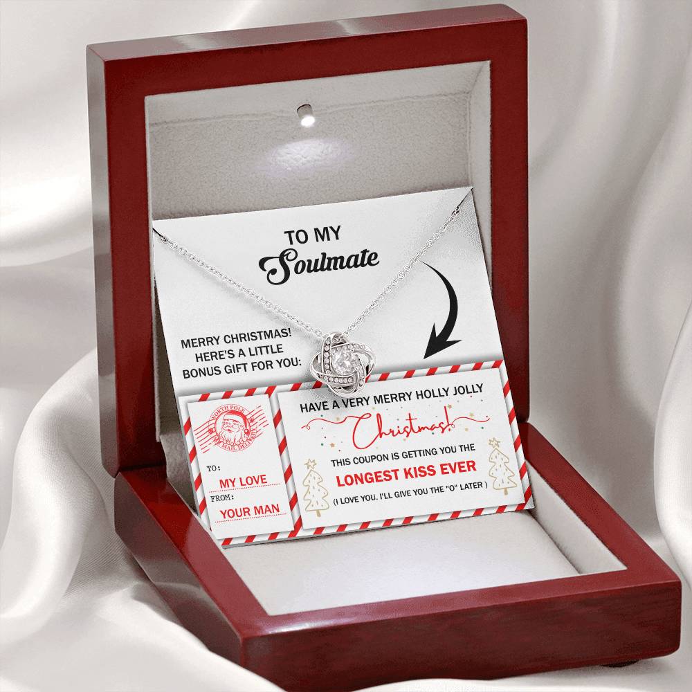 Christmas Coupon - Love Knot Necklace For Soulmate For Christmas