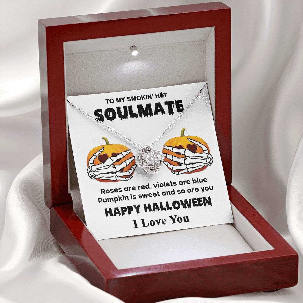 Sweet Pumpkin - Love Knot Halloween Necklace For Soulmate