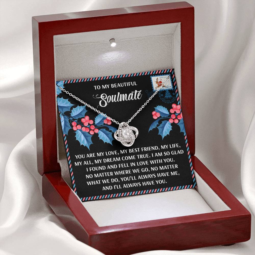My Dream Come True - Love Knot Necklace For Soulmate For Christmas