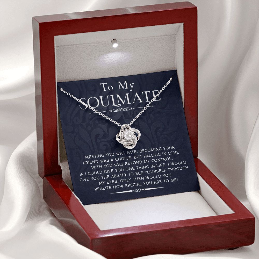 How Special You Are To Me - Love Knot Necklace For Soulmate