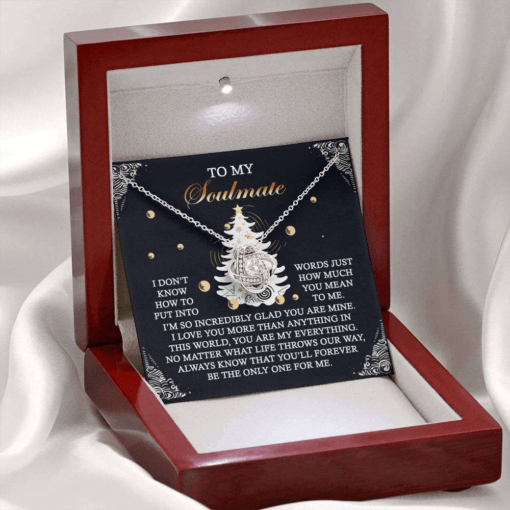 One For Me - Love Knot Necklace For Soulmate For Christmas