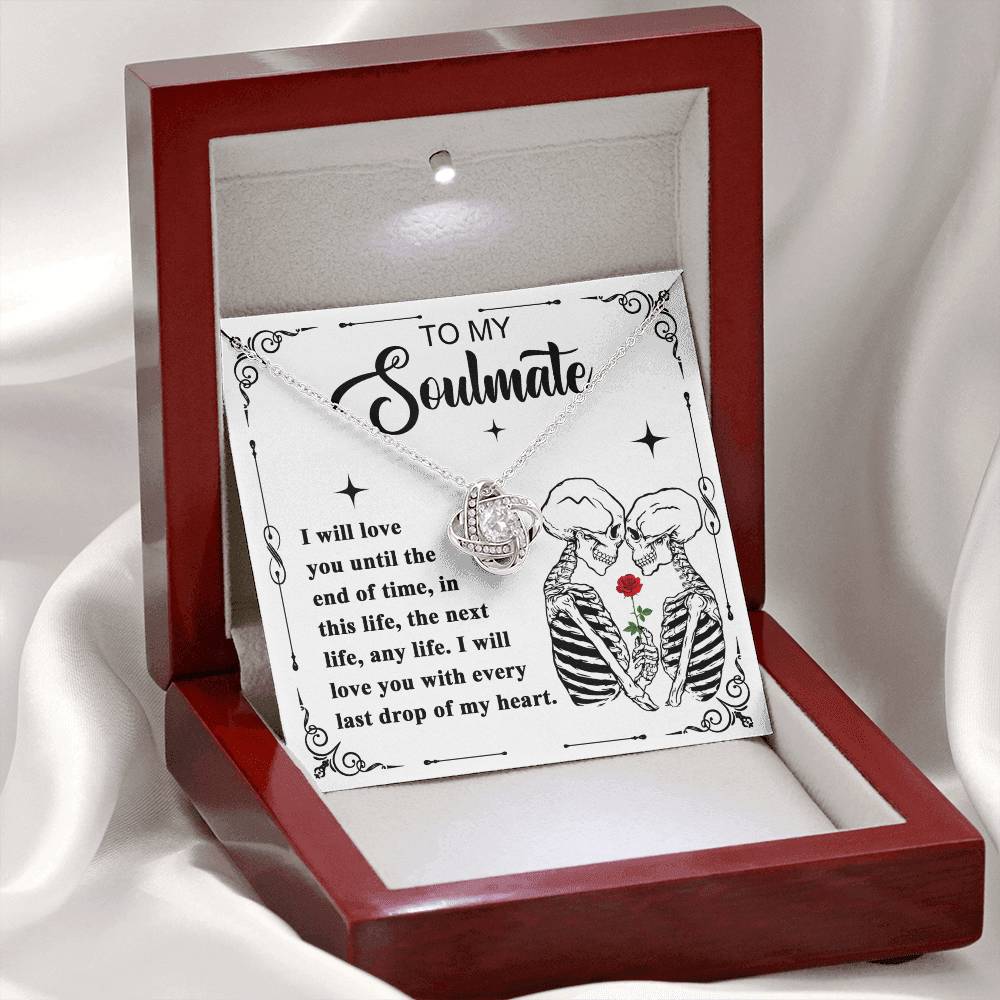 Until The End Of Time - Love Knot Halloween Necklace