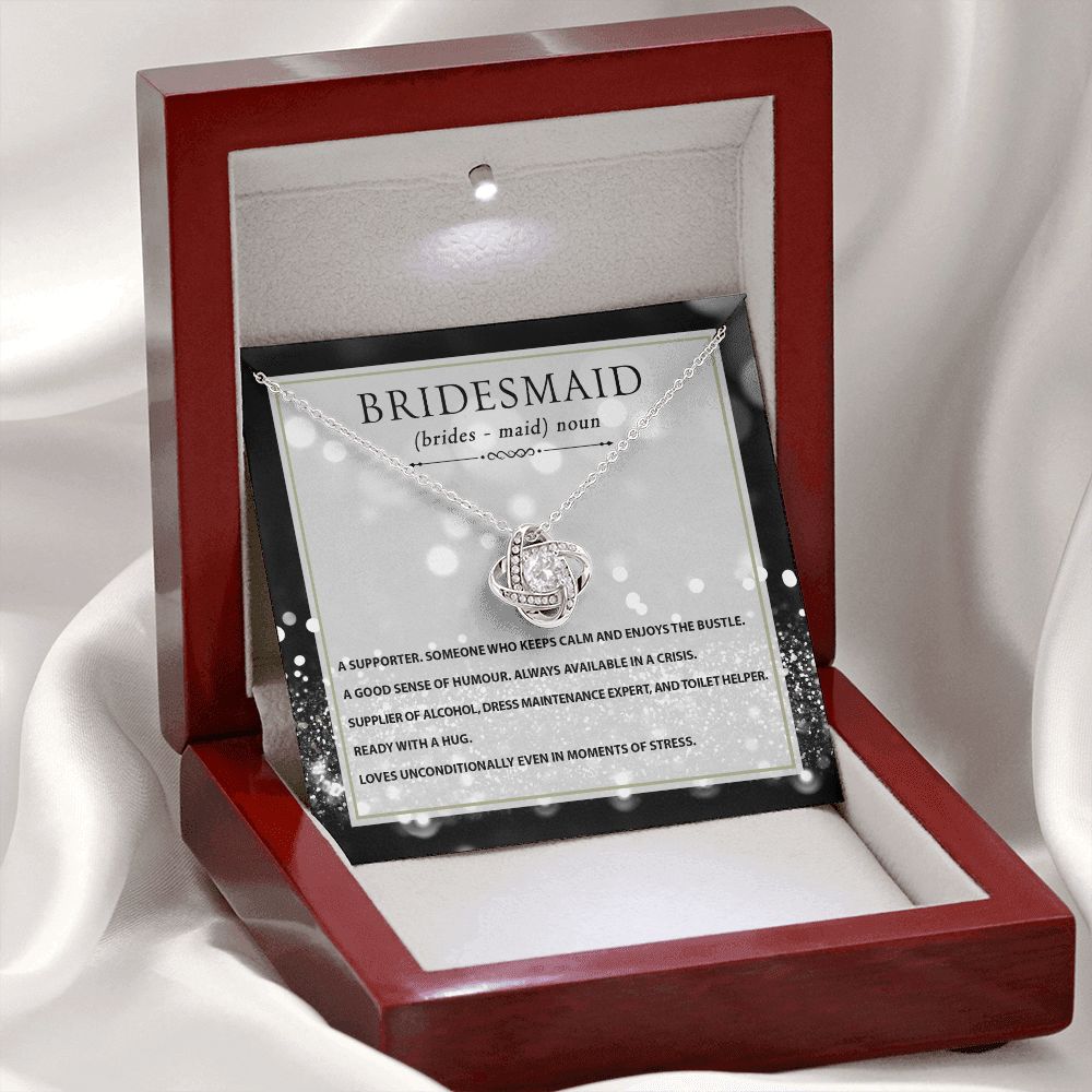 My Bridesmaid - Love Knot Necklace For Bridesmaid