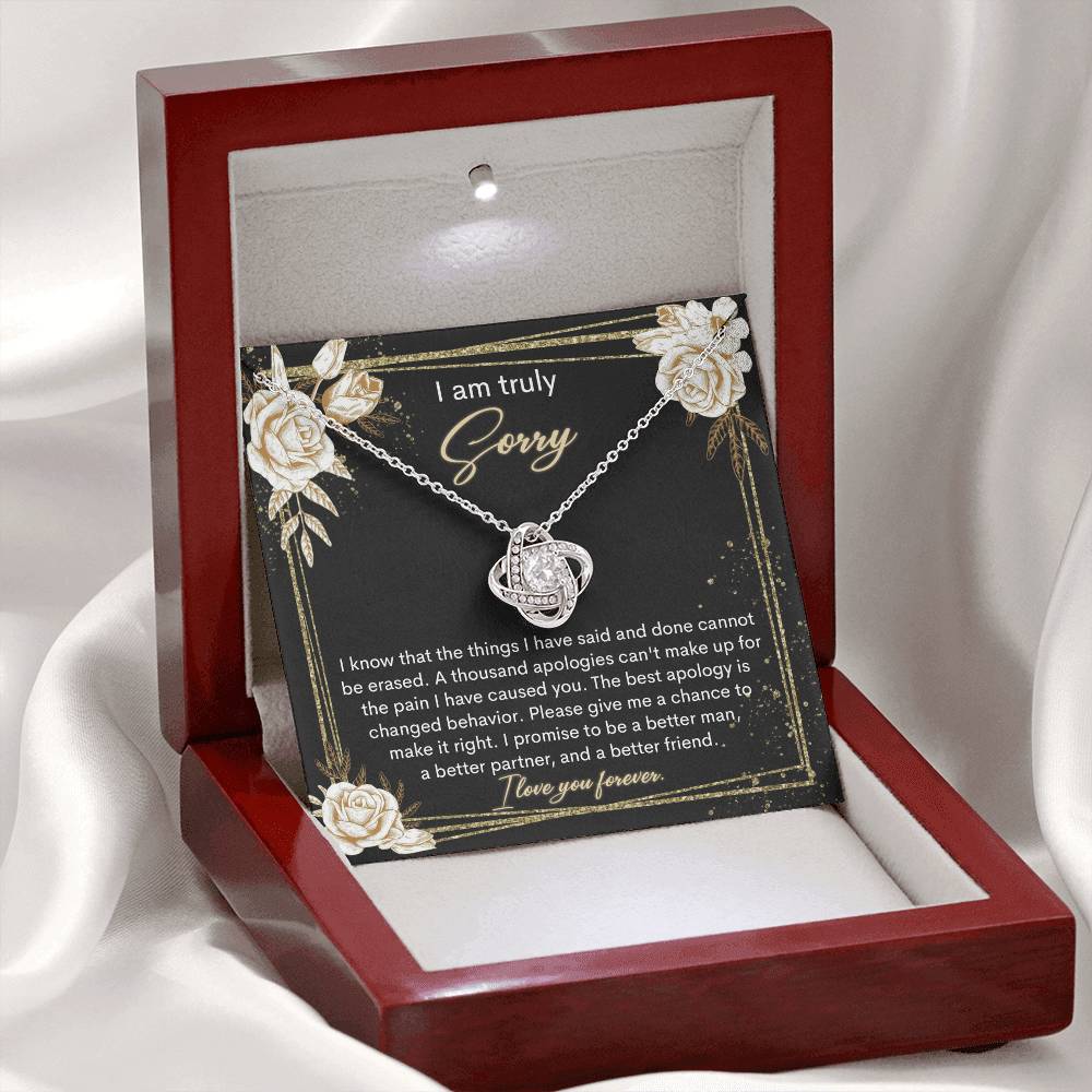 Best Apology - Love Knot Apology Necklace