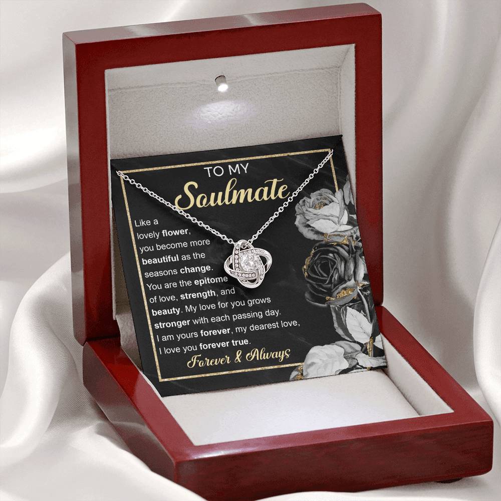Forever True - Love Knot Necklace For Soulmate