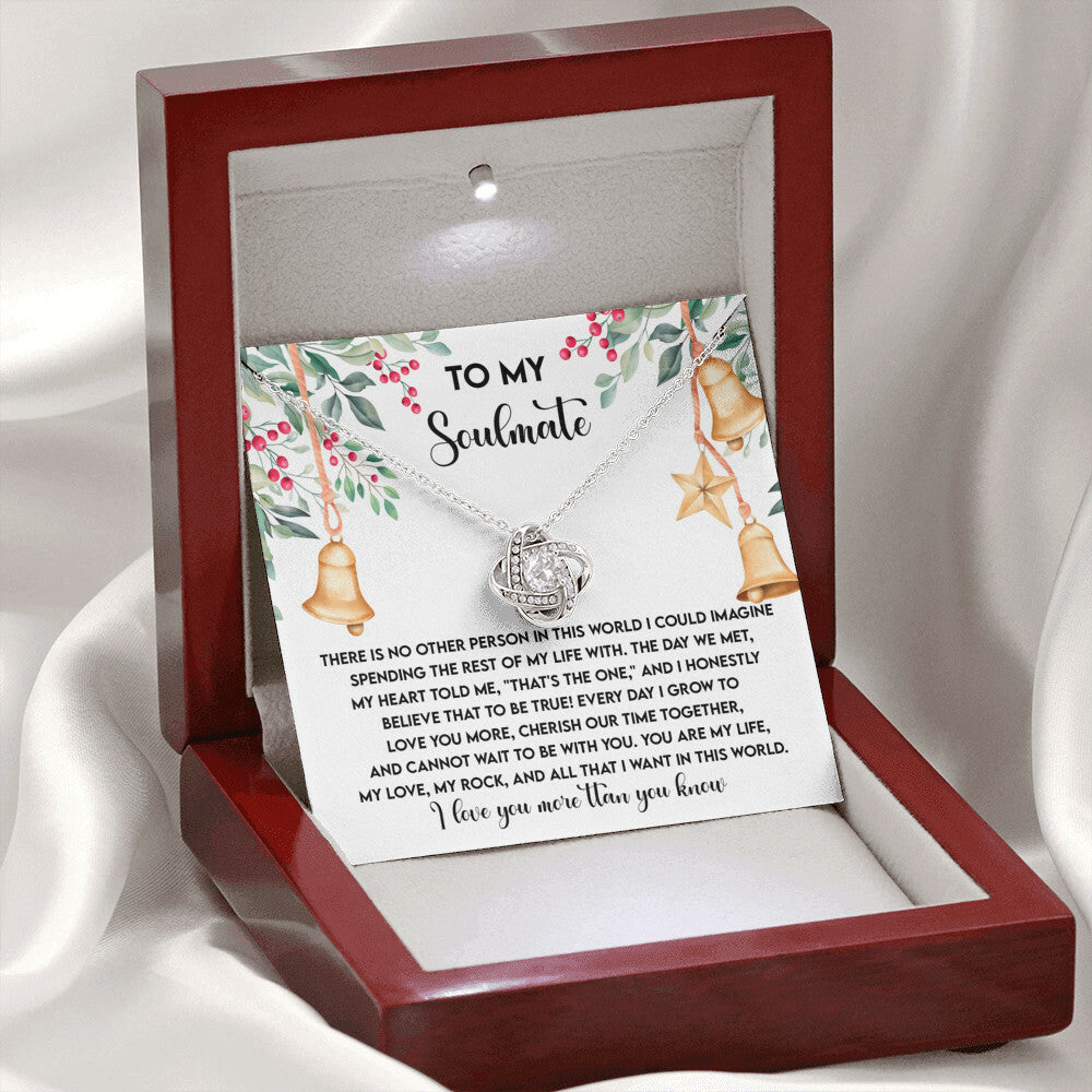 No Other Person - Love Knot Necklace For Soulmate For Christmas