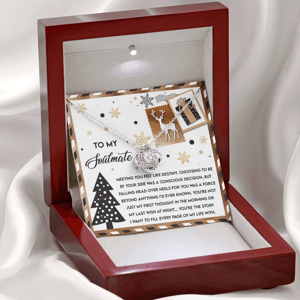 Like Destiny - Love Knot Necklace For Soulmate For Christmas