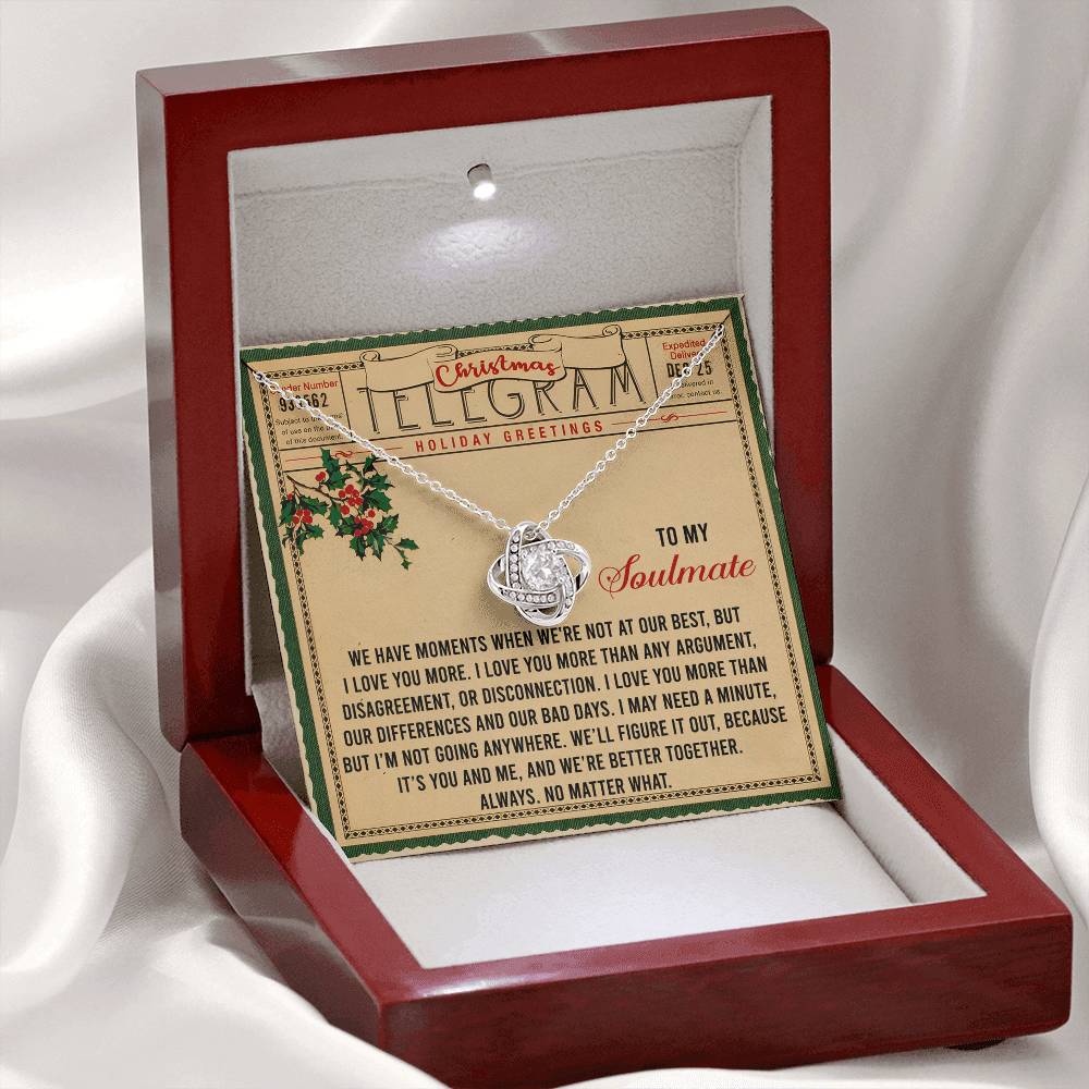 Better Together - Love Knot Necklace For Soulmate For Christmas