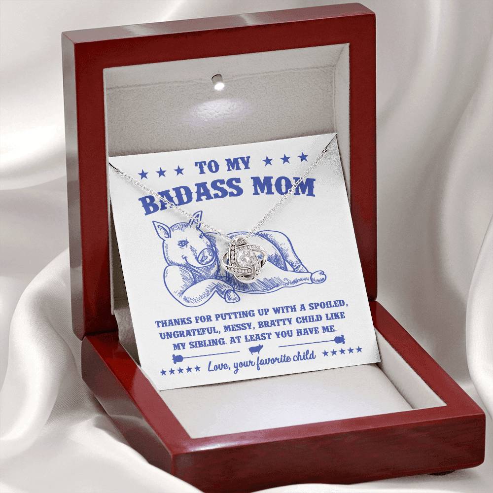 You Have Me - Love Knot Necklace For Mom