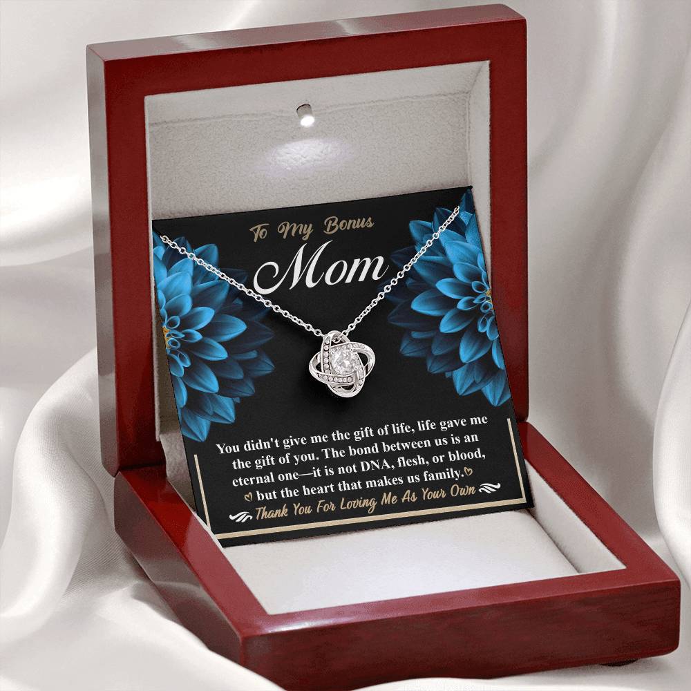 Gift Of You - Love Knot Necklace For Bonus Mom