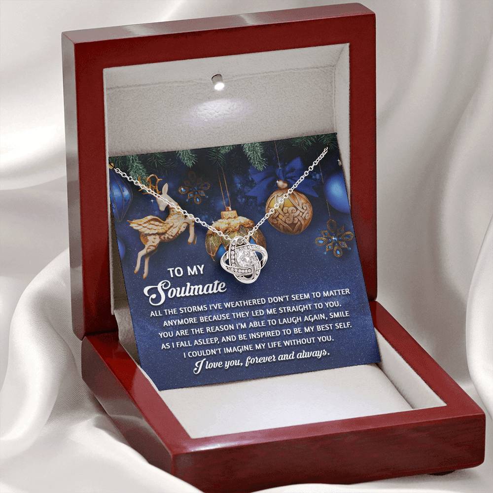 Straight To You - Love Knot Necklace For Soulmate For Christmas