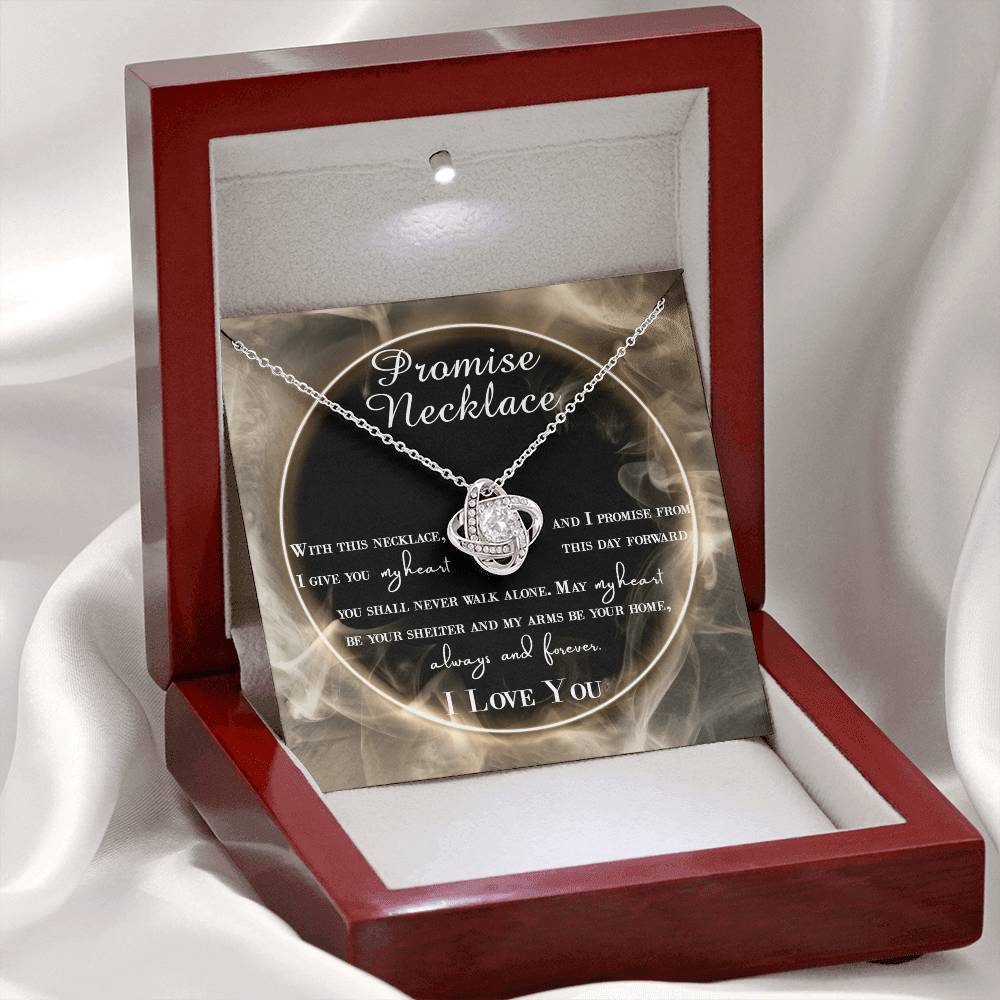 Promise Necklace - Love Knot Necklace For Wife