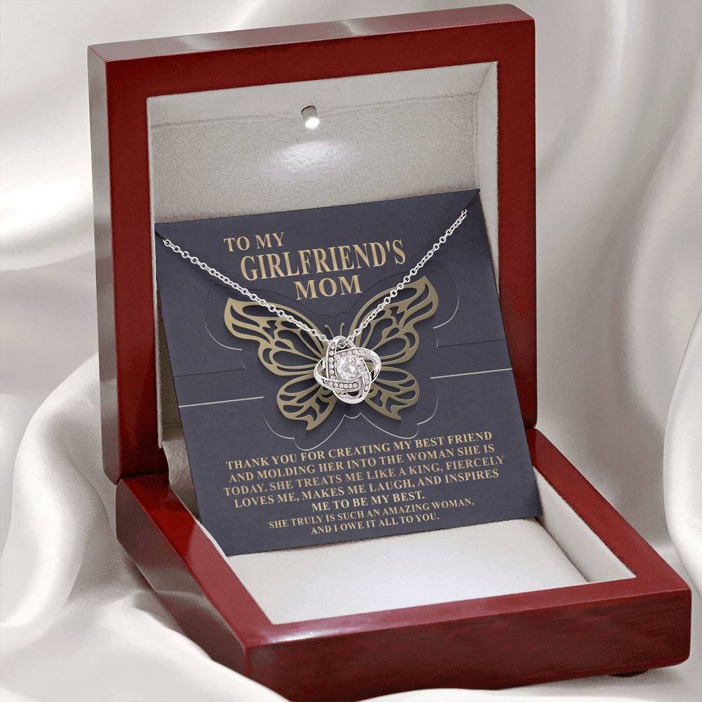 To Be My Best - Love Knot Necklace For Girlfriend's Mom