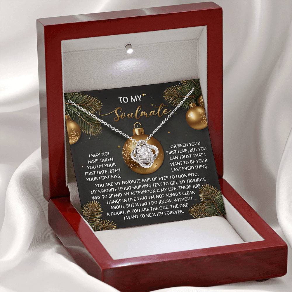 Without A Doubt - Love Knot Necklace For Soulmate For Christmas