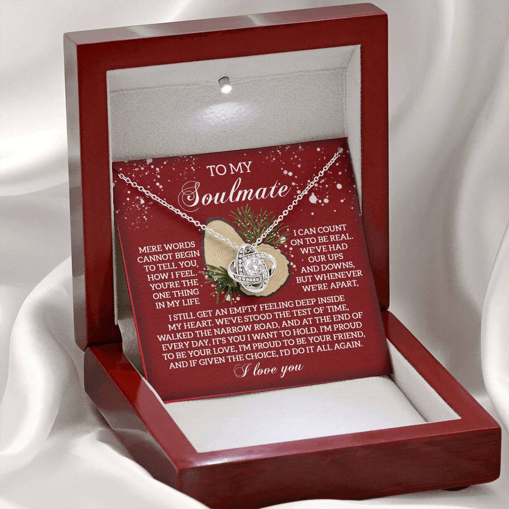 Test Of Time - Love Knot Necklace For Soulmate For Christmas