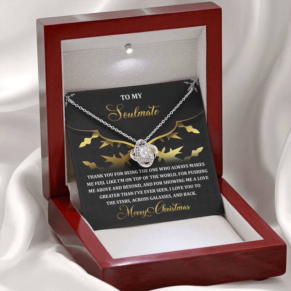 Top Of The World - Love Knot Necklace For Soulmate For Christmas