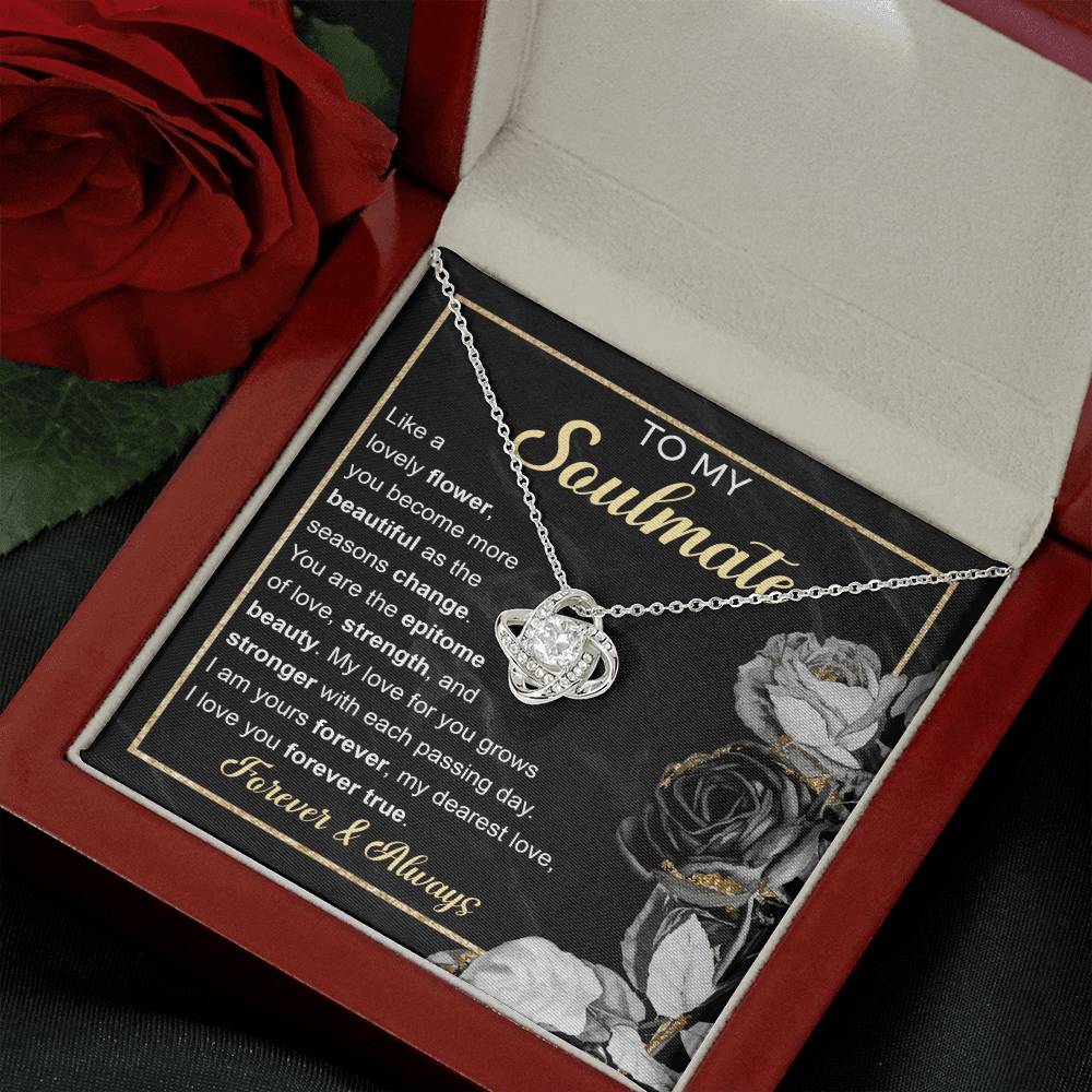 Forever True - Love Knot Necklace For Soulmate