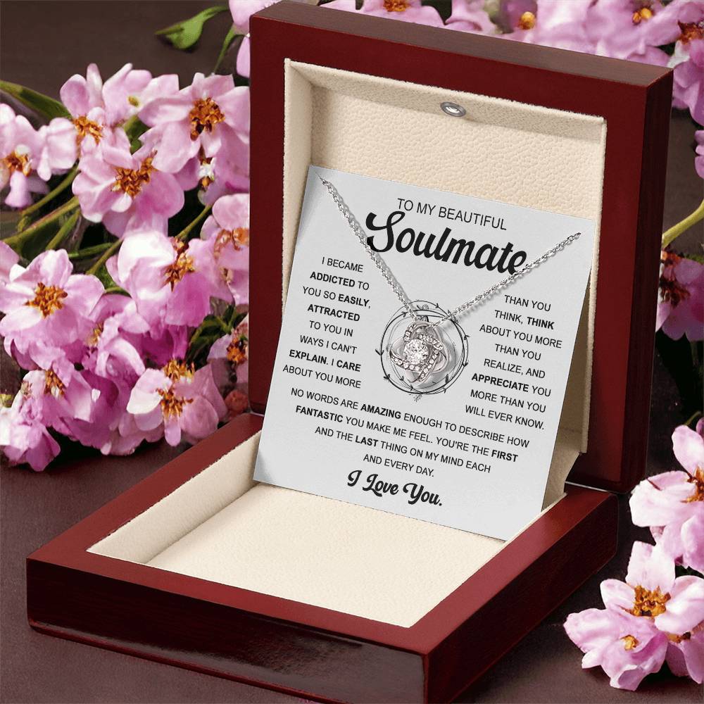 Addicted To You - Love Knot Necklace For Soulmate