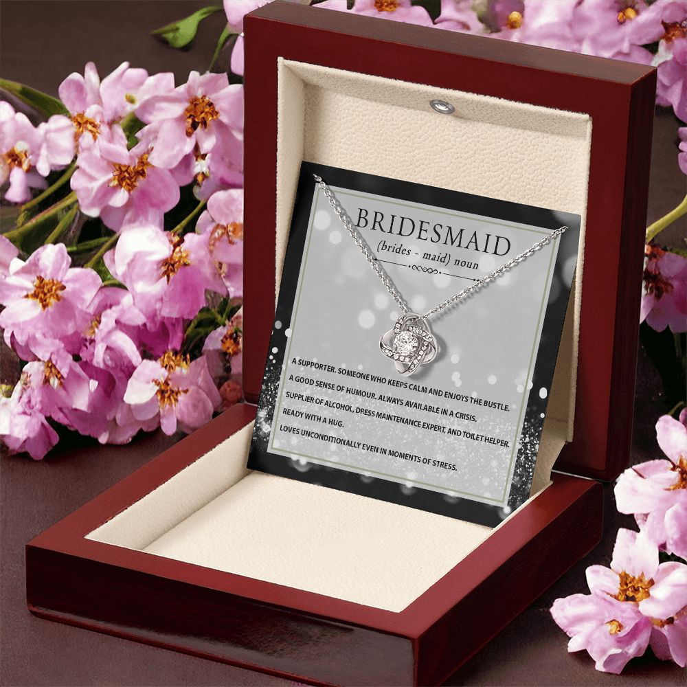 My Bridesmaid - Love Knot Necklace For Bridesmaid