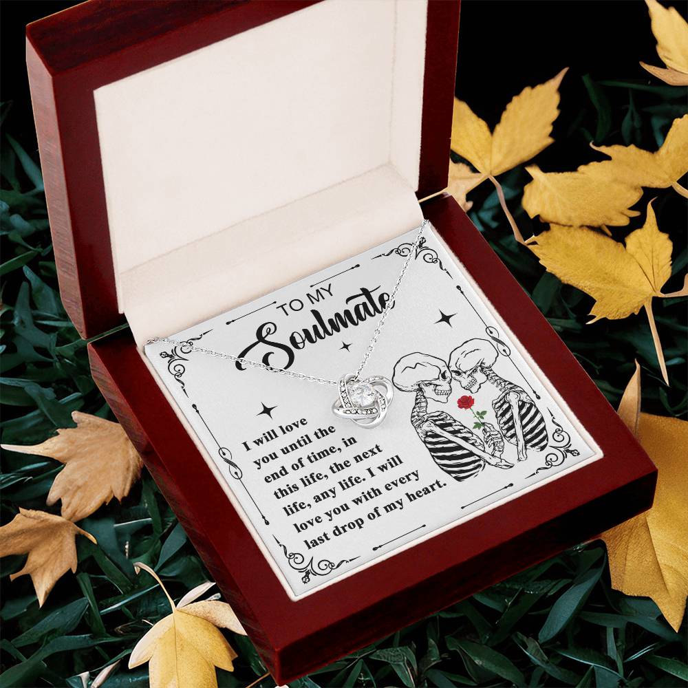 Until The End Of Time - Love Knot Halloween Necklace