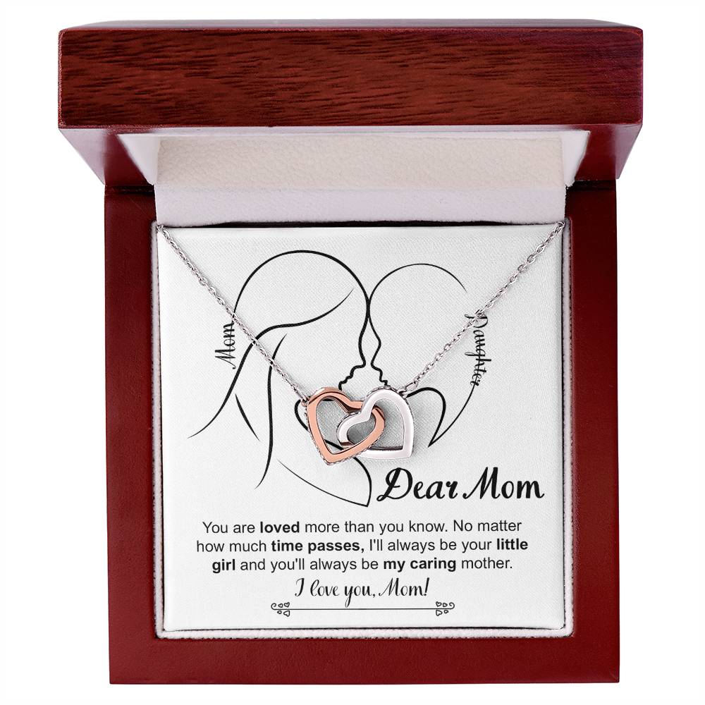 Your Little Girl - Interlocking Hearts Necklace For Mom
