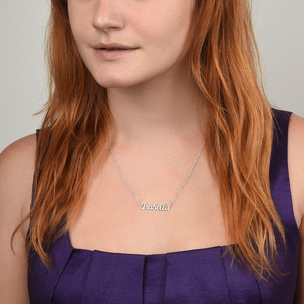 Beauty Necklace - Personalized Name Necklace