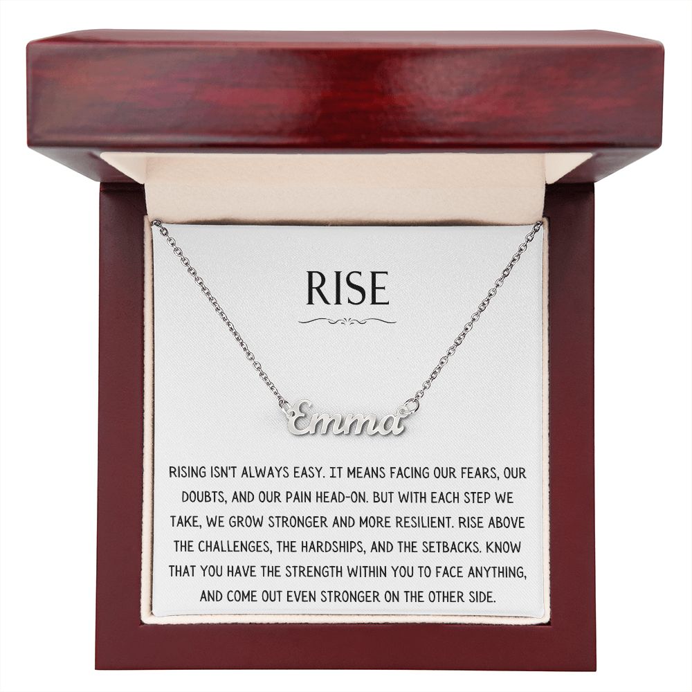 Rise Necklace - Personalized Name Necklace