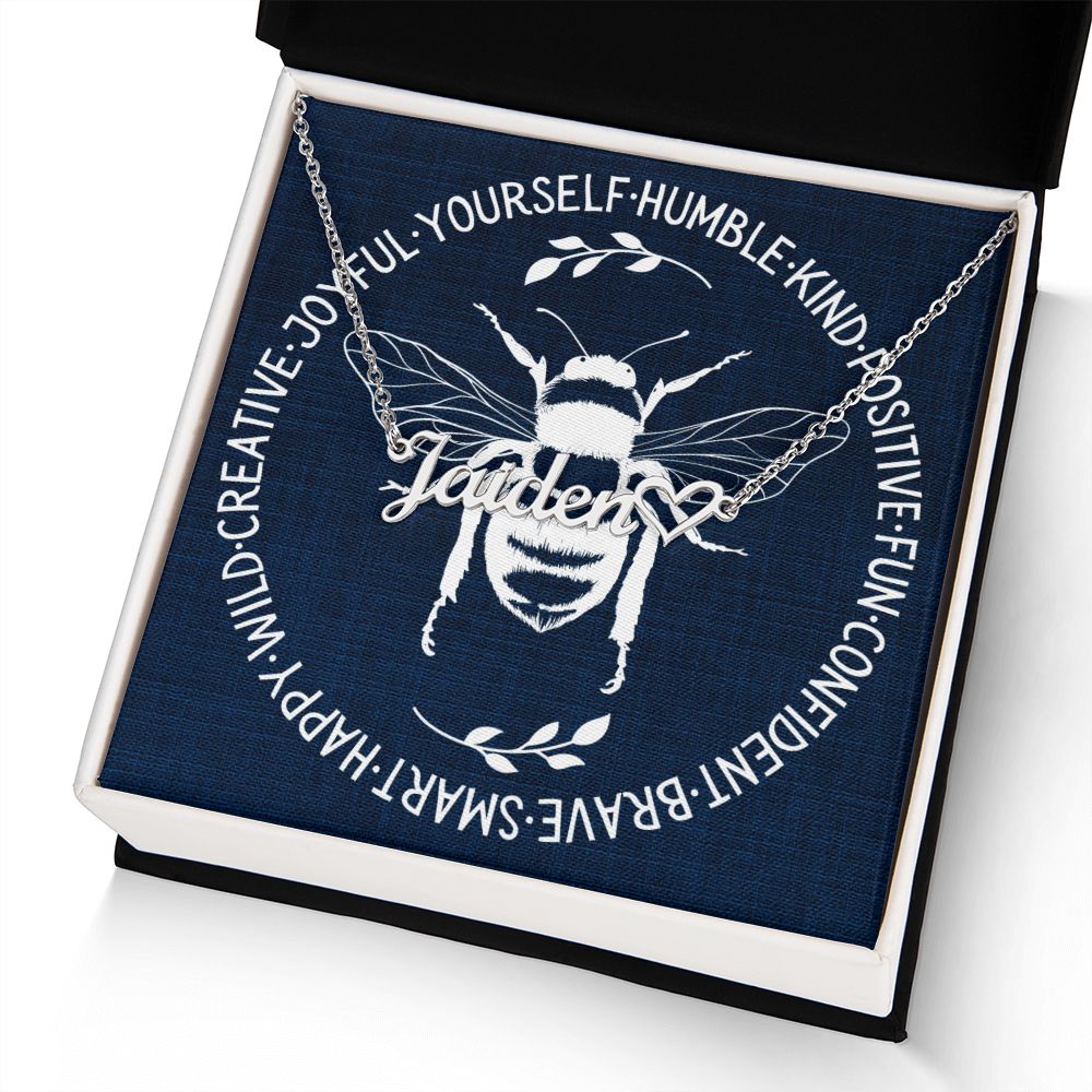 "Bee Something" Identity Necklace
