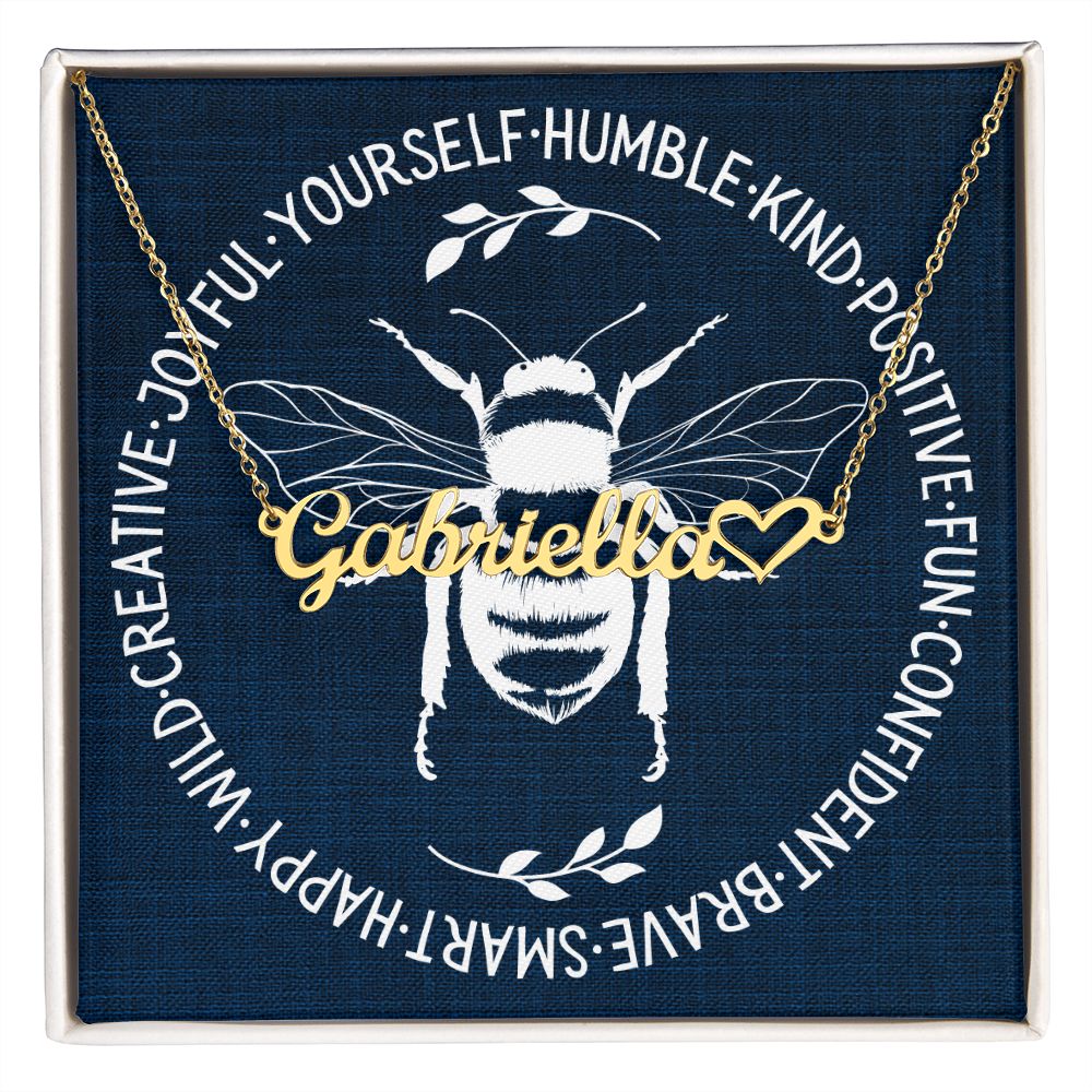 "Bee Something" Identity Necklace