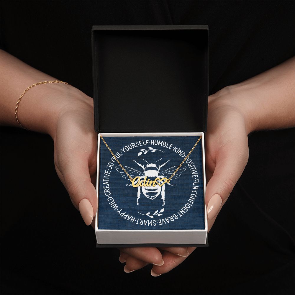 "Bee Something" Identity Necklace