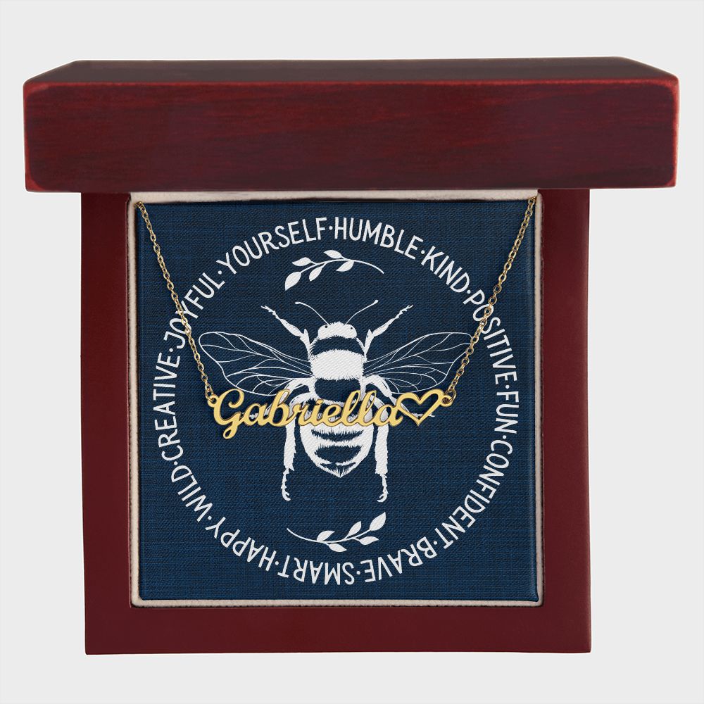 "Bee Something" Identity Necklace