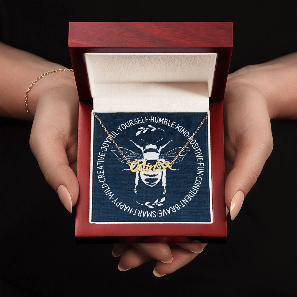 "Bee Something" Identity Necklace
