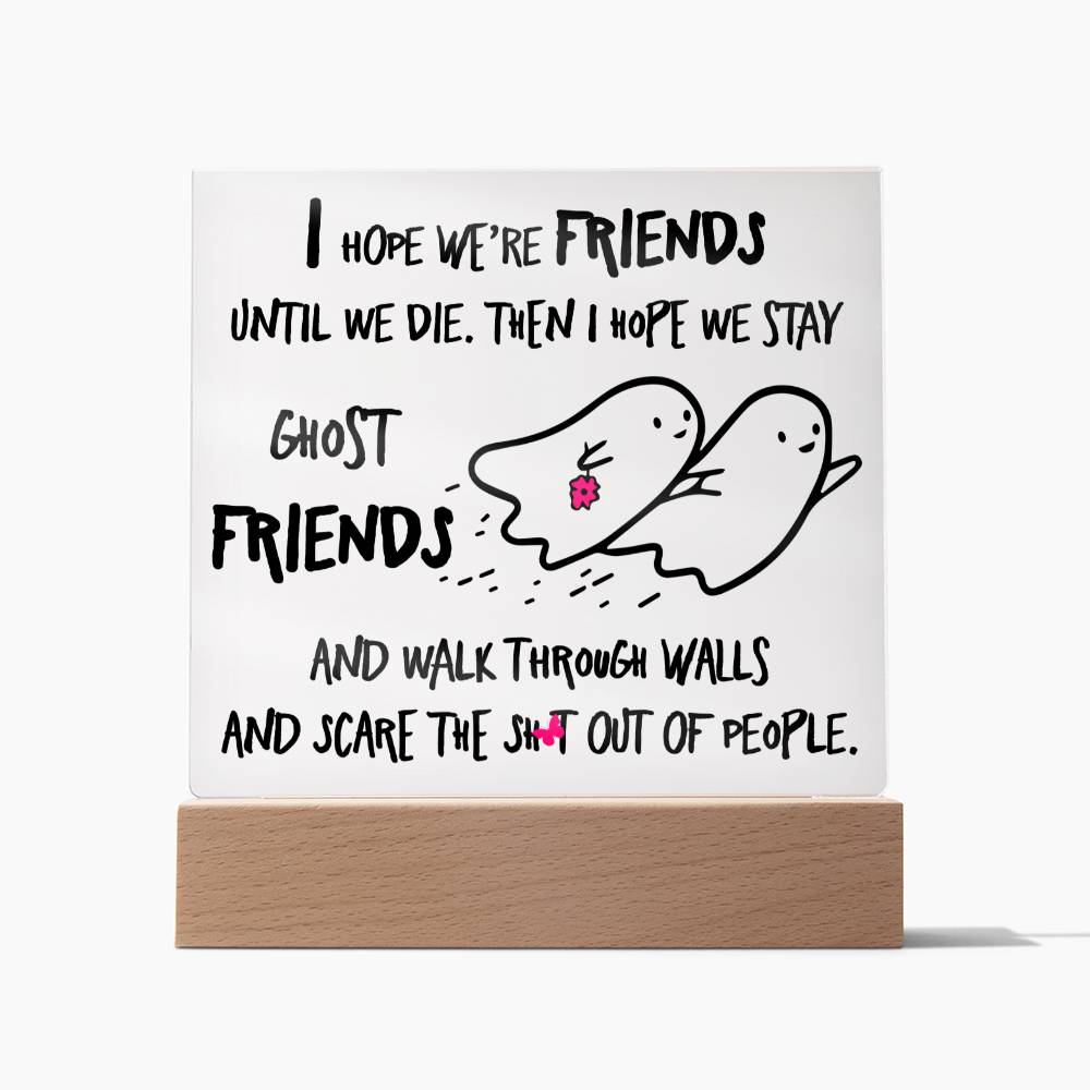 Ghost Friends - Halloween-Themed Acrylic Display Centerpiece