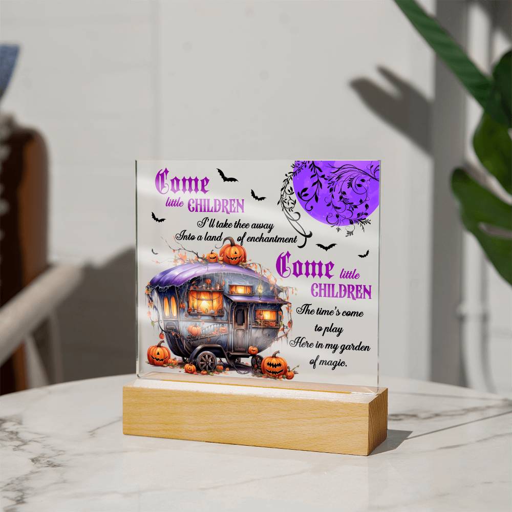 Garden Of Magic - Halloween-Themed Acrylic Display Centerpiece