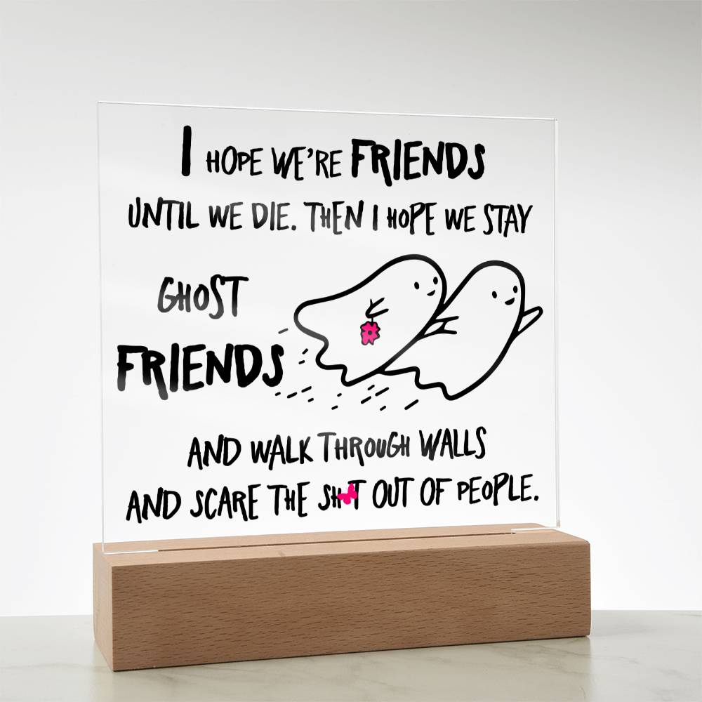 Ghost Friends - Halloween-Themed Acrylic Display Centerpiece