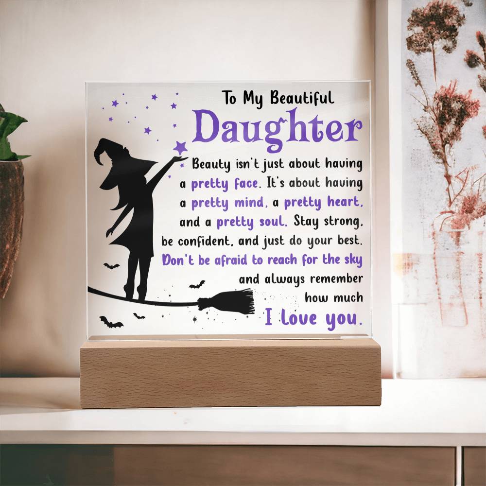 Pretty Soul - Halloween-Themed Acrylic Display Centerpiece For Daughter