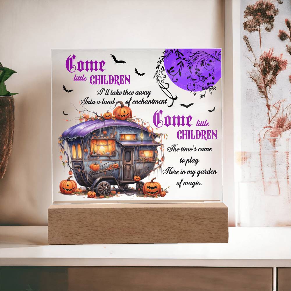 Garden Of Magic - Halloween-Themed Acrylic Display Centerpiece