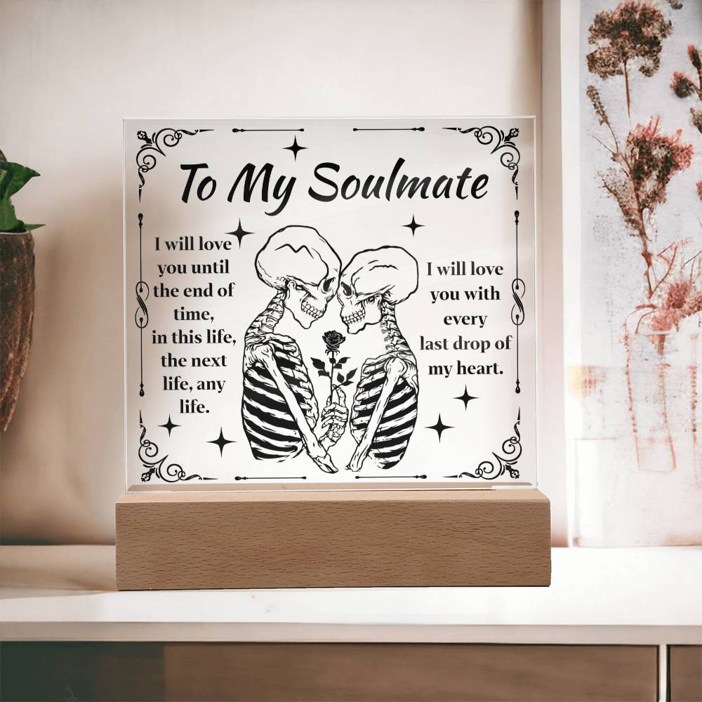 End Of Time - Halloween-Themed Acrylic Display Centerpiece For Soulmate